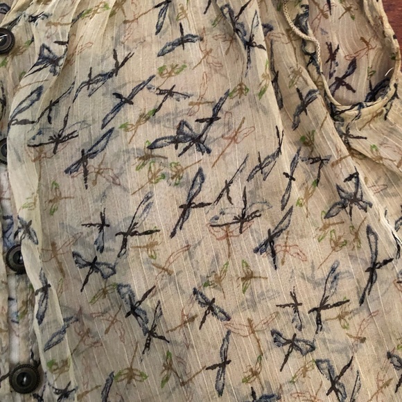 Max and Mia Sheer Blouse Size XS - Picture 5 of 5